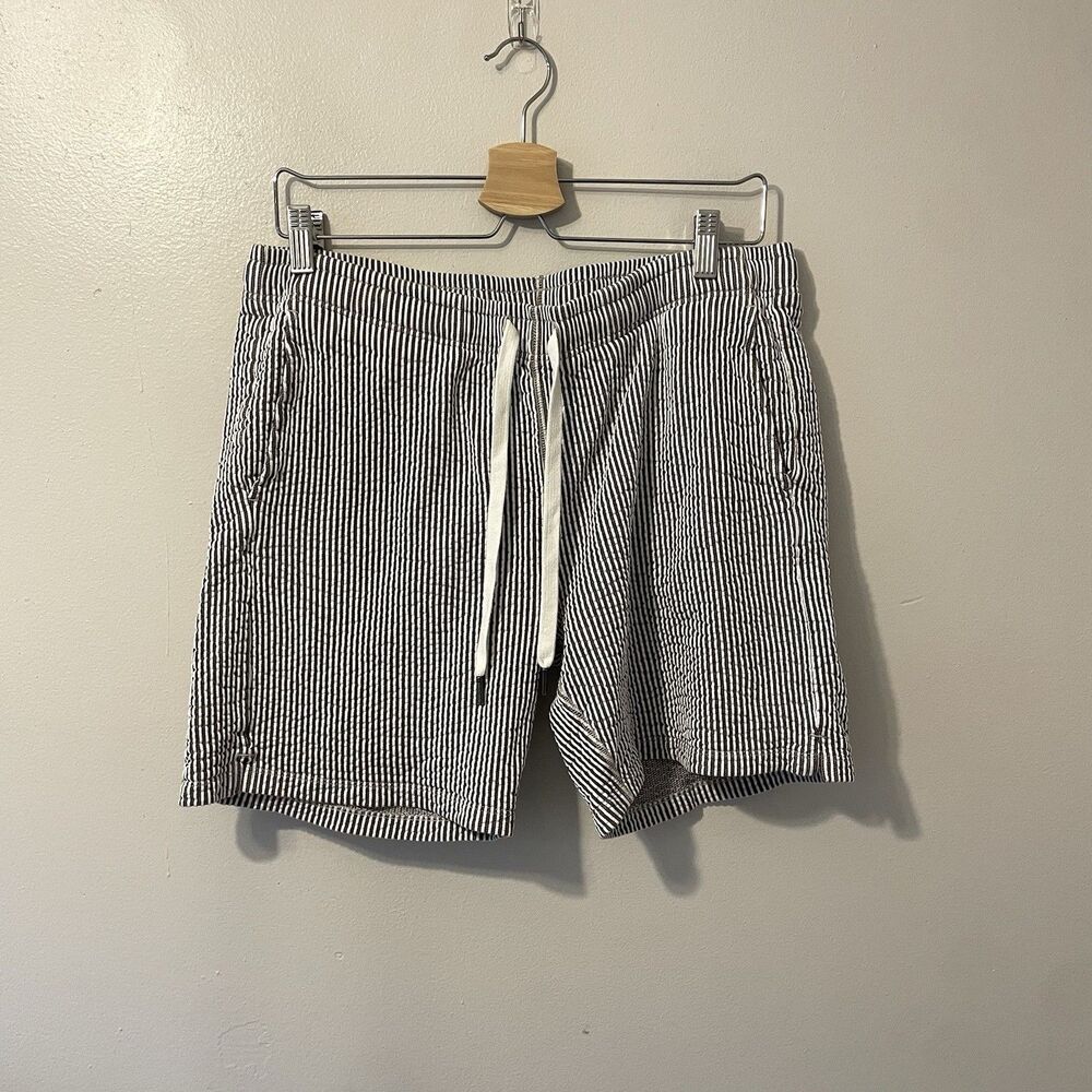 Todd Snyder Seersucker Shorts 5” Inseam Preppy Striped Sz XXL